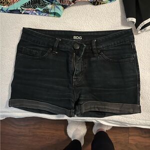 BDG Dark Wash Denim Shorts